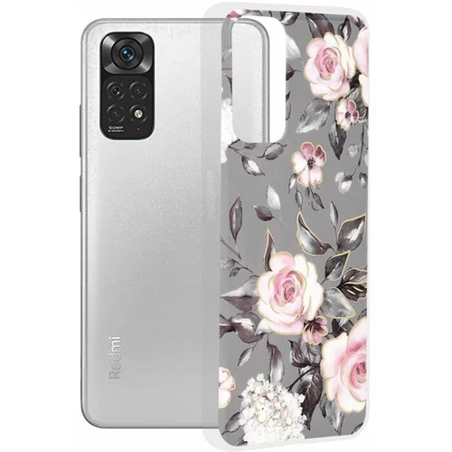  Techsuit Marble Series maska za Xiaomi Redmi Note 11 / Note 11S Bloom of Ruth Gray