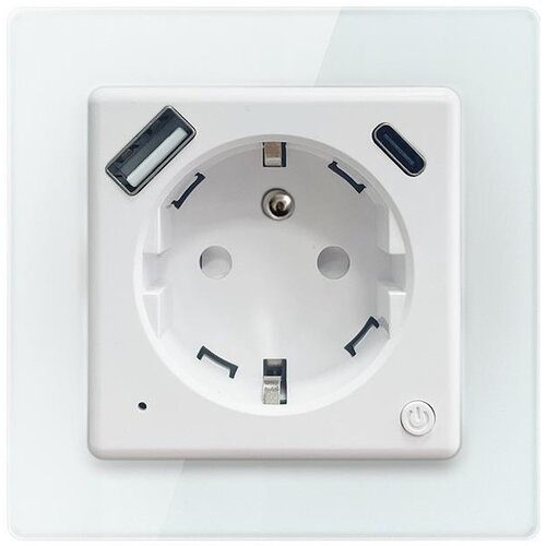  Immax NEO 07544L - Pametna utičnica E 16A/230V + 1x USB-A + 1x USB-C PD 20W Wi-Fi Slike