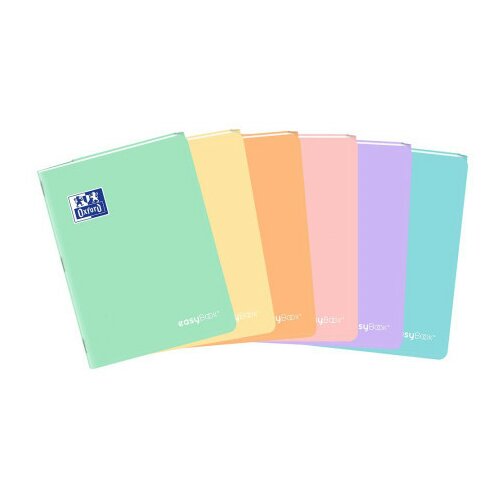 Oxford sveska A5 EasyBook Pastel 60 lista, 90g, optički papir, margine dikto ( 15SVX51D ) Cene