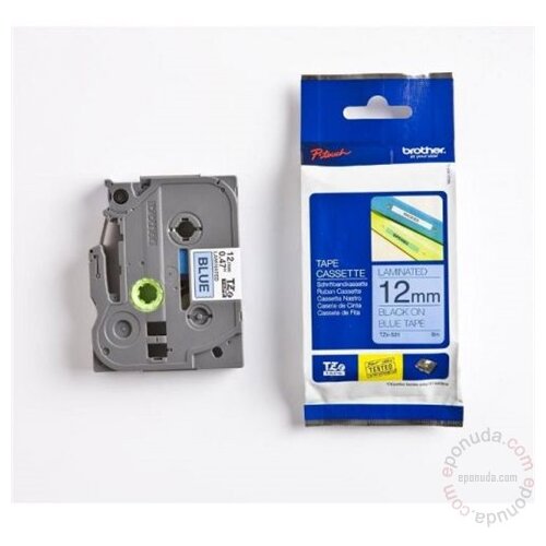 Brother trak PT TZE531 moder/črn 12mm BRTZE531 Cene
