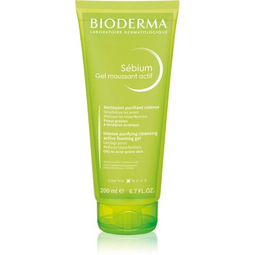 Bioderma Sébium Gel Moussant Actif gel za dubinsko čišćenje za masno i problematično lice 200 ml Cijene