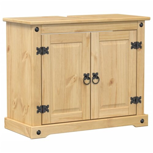 Maison Chic Omarica za umivalnik - Umivalniška omarica Corona 73x33x60 cm trdna borovina, (21758963) Cene
