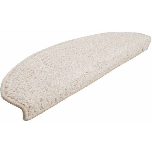  Prostirke za stepenice 30 kom 65x21x4 cm Bijele poluokrugle velike - Bijela 65 x 21 x 4 cm 30 Bijela Slike