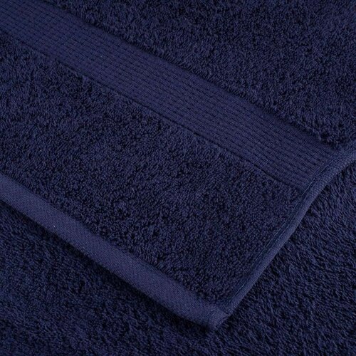 VidaXL 8-dijelni vrhunski set ručnika modri 600 gsm 100 % pamuk Slike