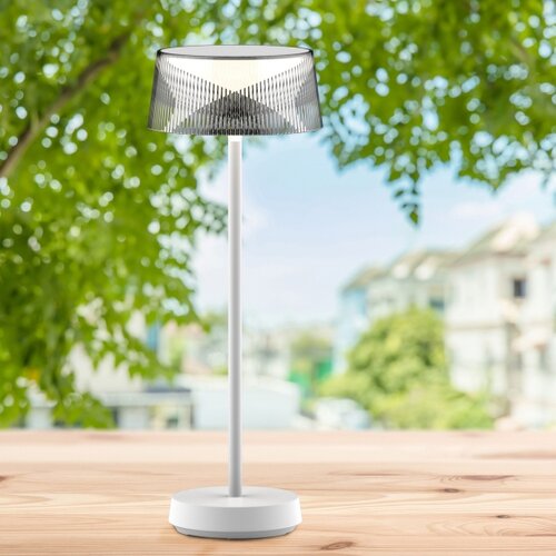  LED prigu&amp;scaron;iva stona lampa CASABLANCA LED/3,4W/5V USB 3600 mAh IP44 bela Slike