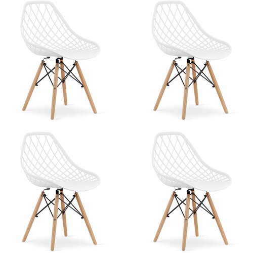 Brandless Stol SAKAI - bel x 4, (22030665) Cene