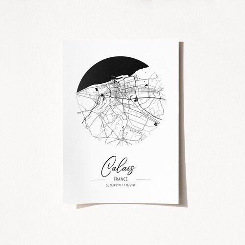 Wallity Poster Francuska Calais-2079, 50x70 cm Cene