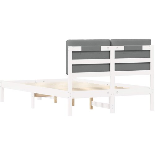  Krevetni okvir s tapiciranim uzglavljem Svijetlo siva Svjetlosiva 195.5 x 140.5 x 84.5 cm Slike