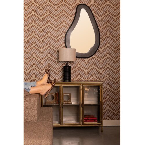 Dutchbone kovinska vitrina v zlati barvi 100x80x38,5 cm gertlush &amp;ndash; Slike