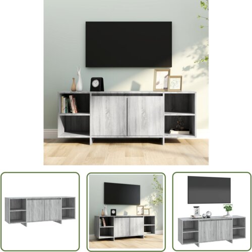 The Living Store TV omarica siva sonoma 130x35x50 cm iverna plo&amp;scaron;ča - TV Omarica, (21738395) Slike