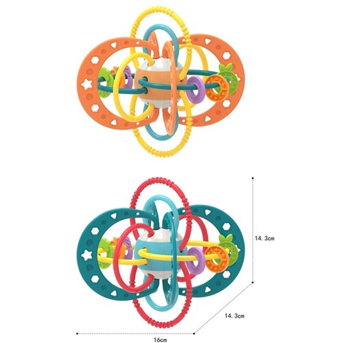 Bbo TOYS IGRACKA ZA BEBE LOPTA/GLODALICA SA PRSTENOVIMA 0m+ (HE0104) Cene