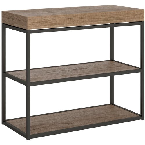 Ityhome 90 x 77 konzolna miza rjava, (20848096) Slike
