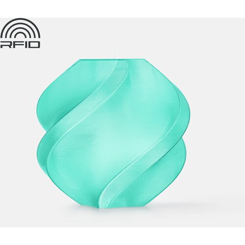 Bambu Lab petg translucent filament teal Slike