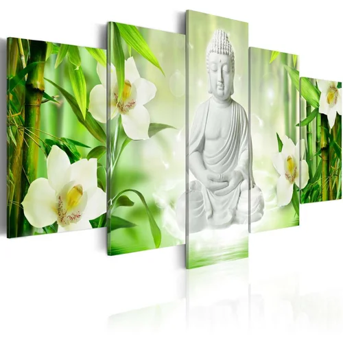  Slika - Buddha and jasmine 100x50