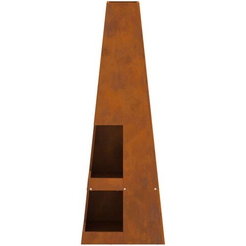 VidaXL Čelik otporan na vremenske uvjete Corten čelik 35 x 35 x 100 cm Slike