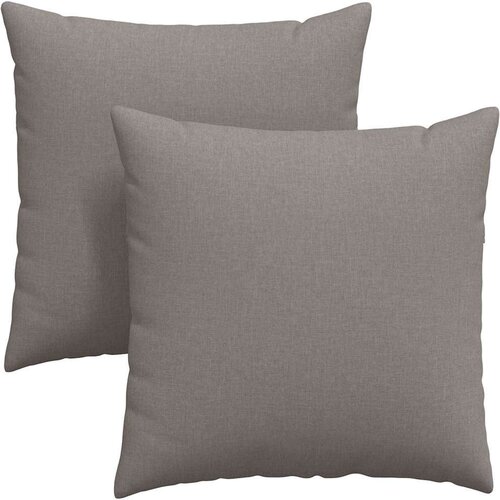 VidaXL jastučići za sofu 2 pcs sivo-smeđa 60 x 60 cm tkanina Slike