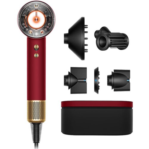 Dyson FEN ZA KOSU HD16 Supersonic Nural Red Velvet Gold Straight Wavy 493117 Cene