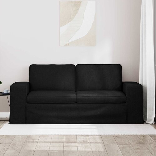 SOFA Crna 182 x 80 x 82 cm tkanina Slike