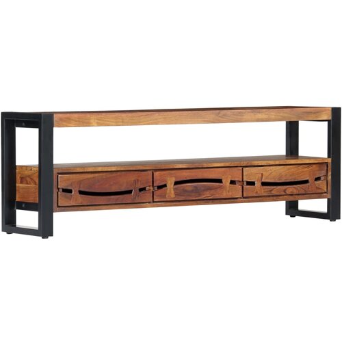 Furnova TV omarica 140x30x45 cm trden akacijev les, (21924524) Slike