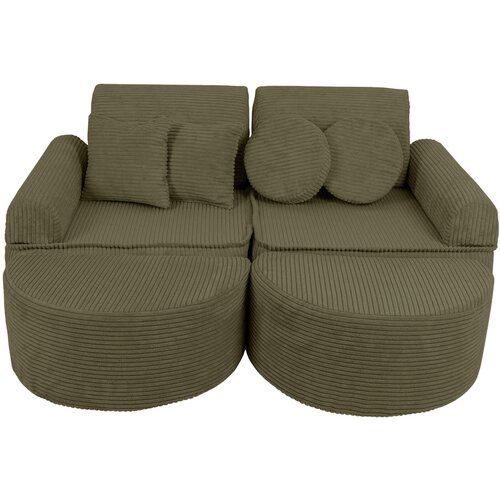 MeowBaby Pocket Sofa Max, Aesthetic - Kaki, (21887079) Cene
