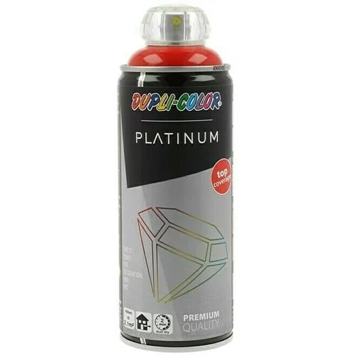 Dupli color Platinum Sprej s lakom u boji platinum RAL 3020 (Prometno crvene boje, 400 ml, Sjaj)