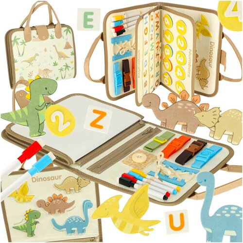 Montessori vrećica za senzorne aktivnosti &amp;ndash; Dinosauri Slike