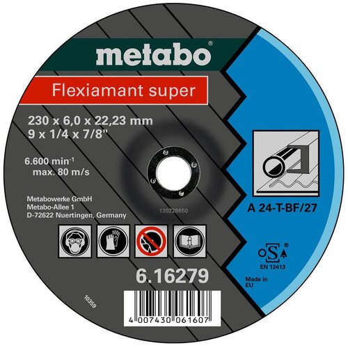 Metabo MB Brusna ploča, 150x6.0x22.2, Čelik Slike