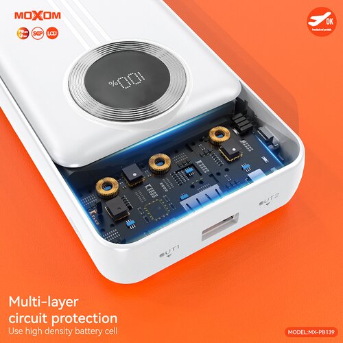 Power Bank Moxom MX-PB139 fast 20000mAh SCP22.5W+PD20W 2.4A beli Slike