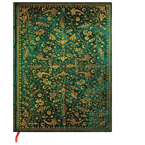  NOTES 12X18CM-MIDI CRTE 72L S GUMICOM EMERALD FLOWER PAPERBLANKS PB1315-1 Slike