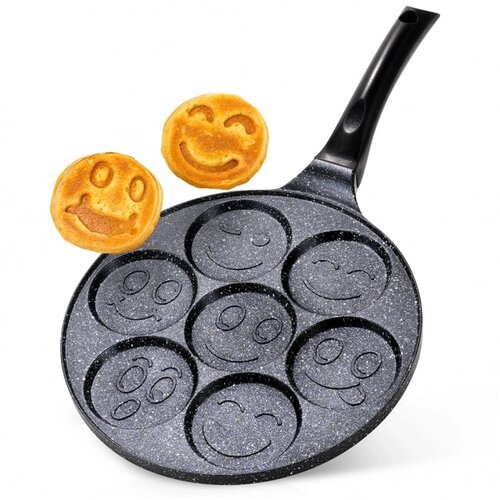 Vilde 199084 - Granitni tiganj za jaja, 26 cm - Smiley Cene