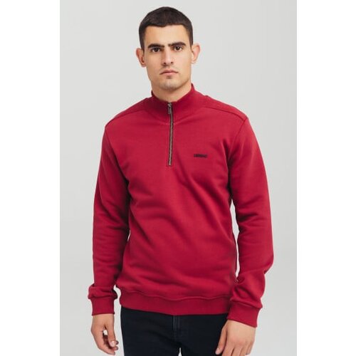 Legendww crveni muski duks sa polu-zip zatvaranjem Cene