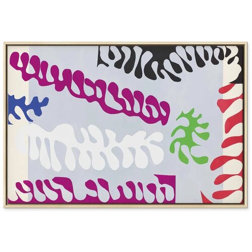  Slika - Henri Matisse &amp;ndash; Lagoon I (from Jazz) 90x60 U prirodnom drvenom okviru Slike