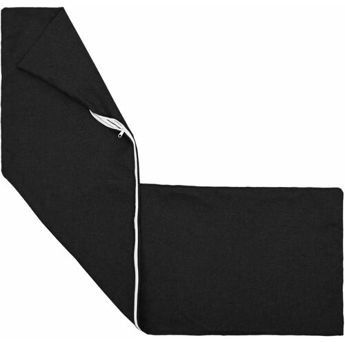  Jastuk s jastukom HEERLEN 2 kom. Crna Tkanina - Crna 40 x 145 cm 2 Slike