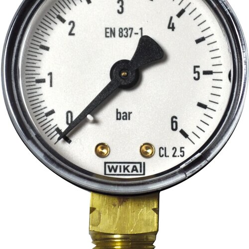 ich-zapfe Delovni manometer 0-6/3 bar, 1/4 AG priključek, natančen za obrtnike, (5000216718) Cene