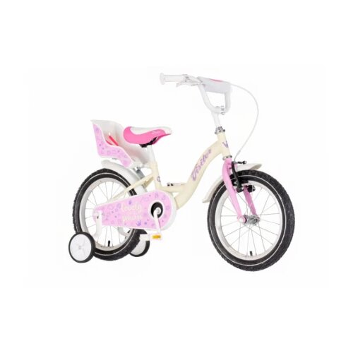 Visitor bicikl lovely little princess 16" belo roze Cene