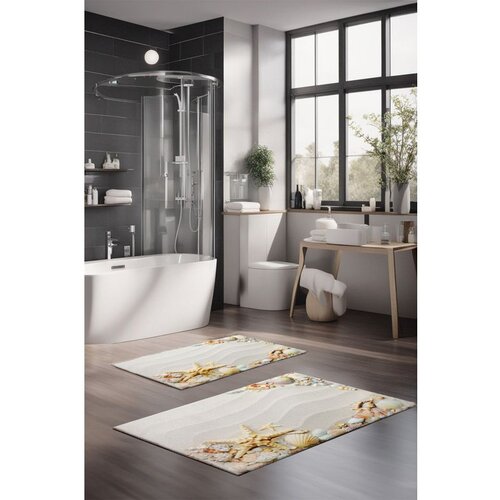  CT-5242 multicolor bathmat set (2 pieces) Cene