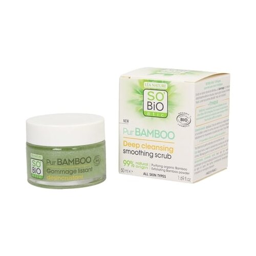 SO&amp;rsquo;BiO &amp;eacute;tic purbamboo piling za lice Slike