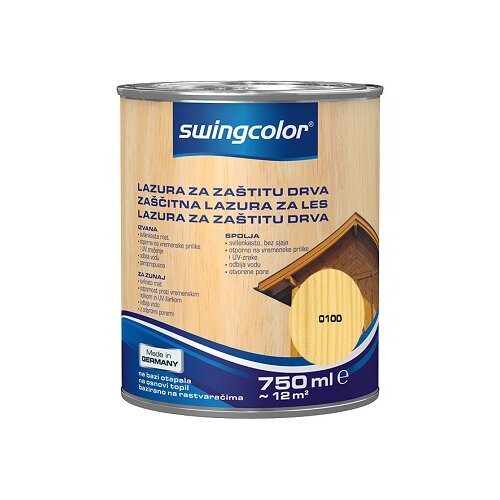 SWINGCOLOR Lazura za zaščito lesa (brezbarvna; 750 ml) Cene