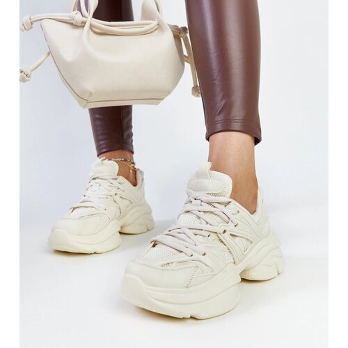 Gemre Light beige sporty sneakers Feaven Cene