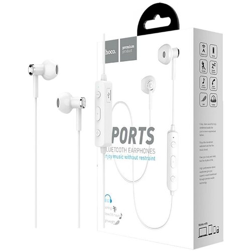 Hoco Slu&amp;scaron;alica bežična, sport, Bluetooth, 80 mAh, 3.5 h, bijela Slike
