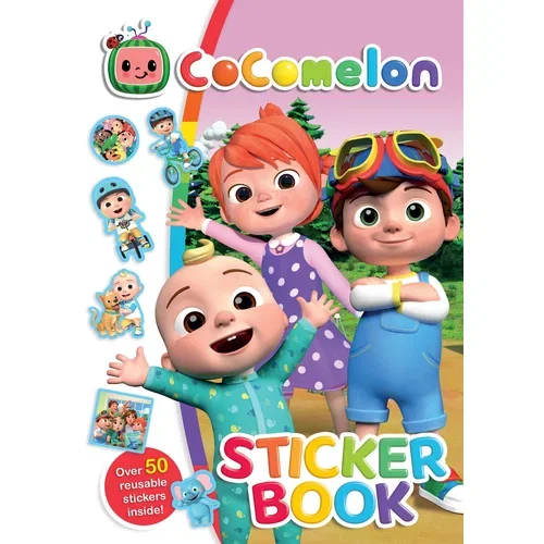 Commodore Cocomelon knjiga za bojanje sa naljepnicama 2