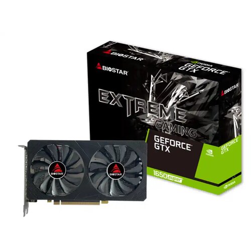 Biostar TUF-GTX1650-4GD6-P-V2-GAMINGNVIDIA GeForce GTX 16504GB GDDR6 128bit;DVI,HDMI,DP Cijene
