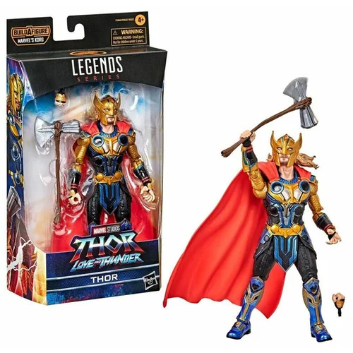 Hasbro Marvel Legends Thor: Love and Thunder Thor akcijska figura 15-cm zbirateljska igrača, 3 dodatki, večbarvna, F1045, (20839587)