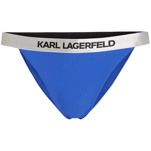 Karl Lagerfeld Bikini hlačke modra / bela