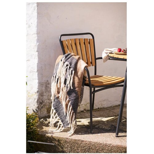 House Nordic Smeđa deka od mje&amp;scaron;avine vune 130x170 cm Carmel &amp;ndash; Slike