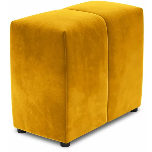 Cosmopolitan Design Žuti baršunasti naslon za modularnu sofu Rome Velvet -