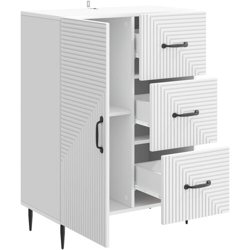  Kreveta s ladicama Bijela 66 x 34,5 x 89,5 cm Konstruirano drvo Slike
