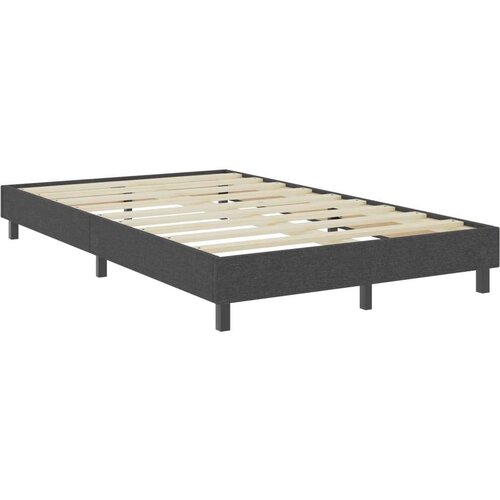 VidaXL Box spring okvir za krevet od tkanine sivi 120 x 200 cm Slike