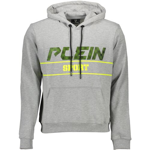 Plein Sport SWEATSHIRT WITHOUT ZIP MAN GRAY Cene
