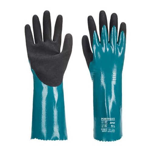MONSUN Rukavice ms60 hemijske nitrilne sandy grip 30cm vel.9 ( 60511 ) Cene